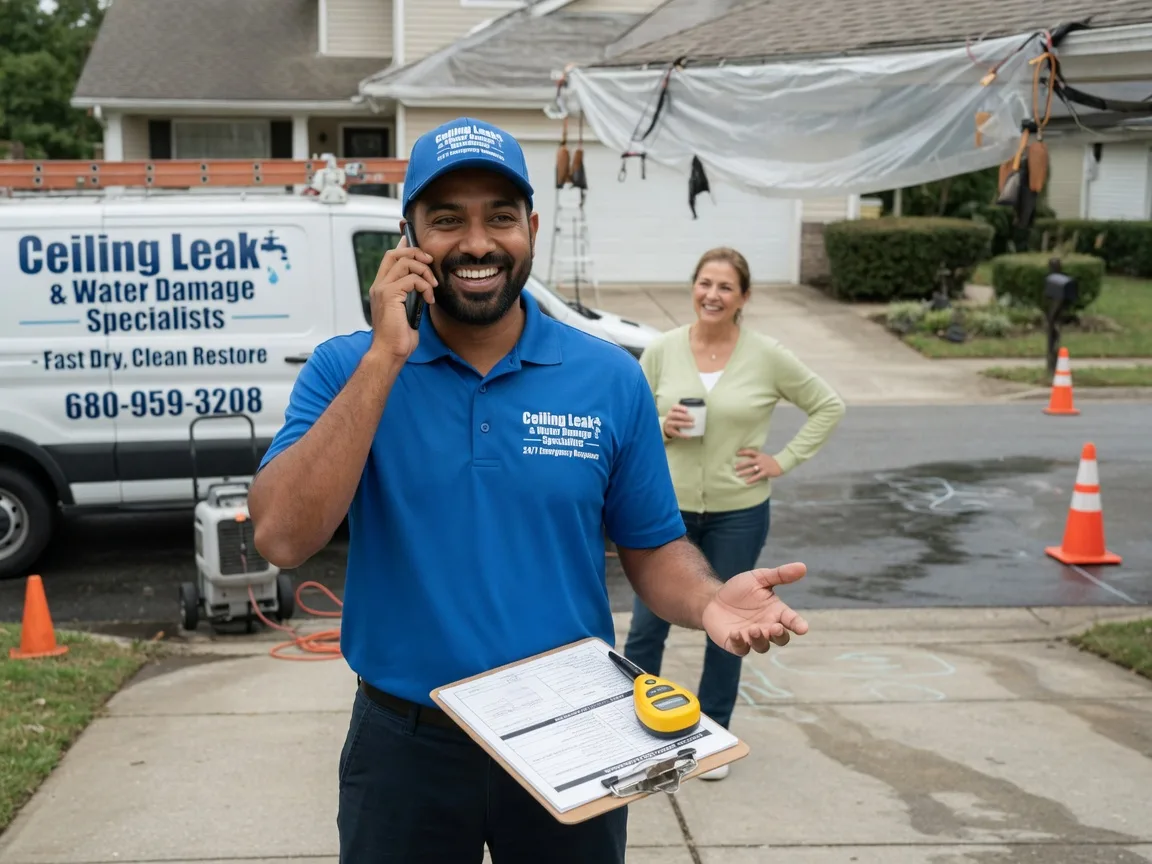 Ceiling Leak Cleanup Hayes, LA FAQs